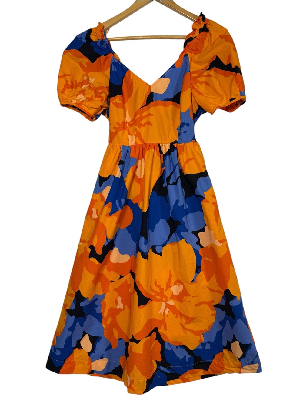 Tabitha Brown Target Dress Cottagecore Maximalist Tropical Vacation Size 4